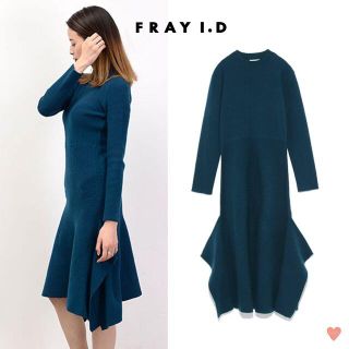 フレイアイディー(FRAY I.D)のみほ様 FRAY I.D ☆ ウールカシミヤ Aラインワンピース(ロングワンピース/マキシワンピース)