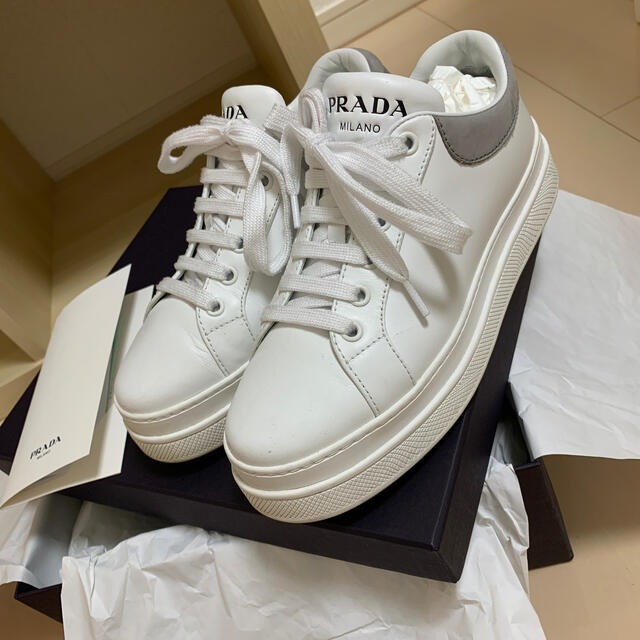 PRADA - PRADA 厚底ソールスニーカーの通販 by yuu's shop|プラダなら