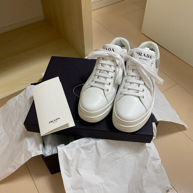 PRADA  RE-NYLON BIANCO    プラダ　厚底スニーカー