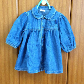 ゲス(GUESS)の12M デニムワンピ babyGUESS(その他)