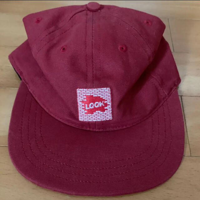 LQQK studio cap burgundy キャップ バーガンディ