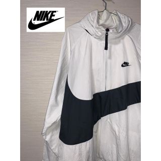 ナイキ(NIKE)のNIKE ナイキ ナイロンジャケット　ホワイト　90s(ナイロンジャケット)