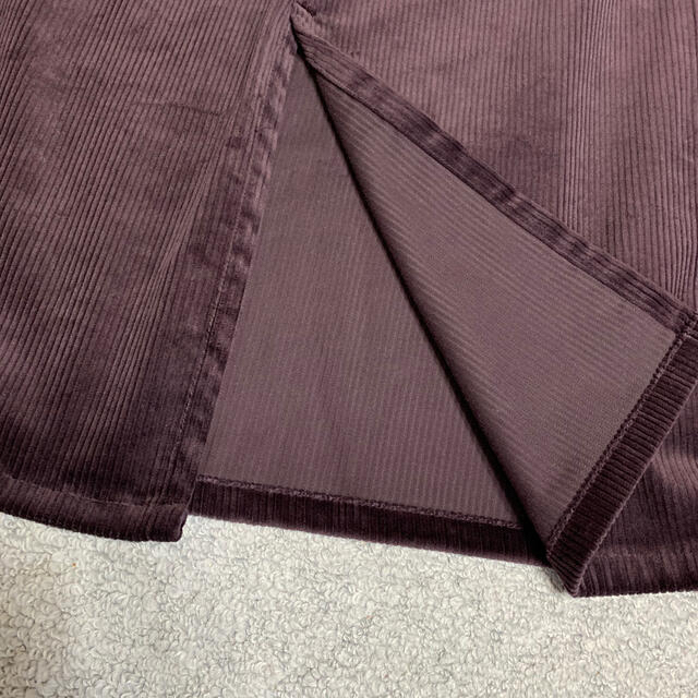 GU(ジーユー)の【新品】GU☆コーデュロイスカート　M  レディースのスカート(ロングスカート)の商品写真