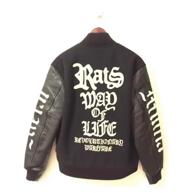 W)taps(ダブルタップス)のテンダーロイン×wtaps×RATSコラボスタジャン　Sサイズ　美品 メンズのジャケット/アウター(スタジャン)の商品写真