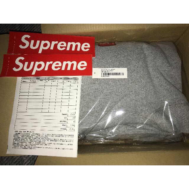 Supreme(シュプリーム)のSupreme Cross Box Logo Hooded Grey S メンズのトップス(パーカー)の商品写真