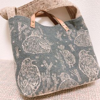 ミナペルホネン(mina perhonen)のハンドメイド　ミナペルホネン  くったりワンショルダーバッグ⑅︎◡̈︎*(バッグ)