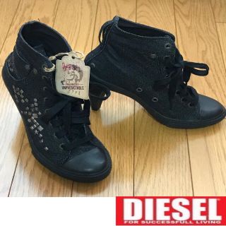 未使用☆DIESELデニムショートブーツ