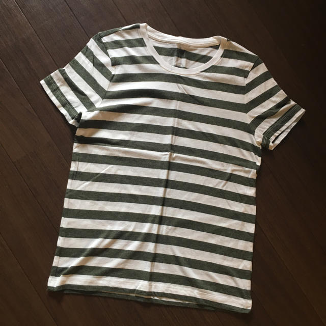 MUJI (無印良品)(ムジルシリョウヒン)の無印良品 ボーダーTシャツ. レディースのトップス(Tシャツ(半袖/袖なし))の商品写真