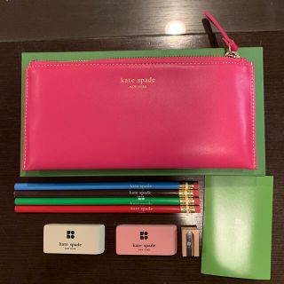 ケイトスペードニューヨーク(kate spade new york)のはち様専用です　新品未使用　ケイトスペード　ペンケース　鉛筆　消しゴム(ペンケース/筆箱)