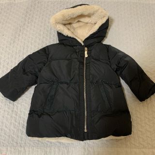 ザラキッズ(ZARA KIDS)のZARA baby  ダウン　ジャケット　コート　裏ボア ファー　サイズ80(ジャケット/コート)