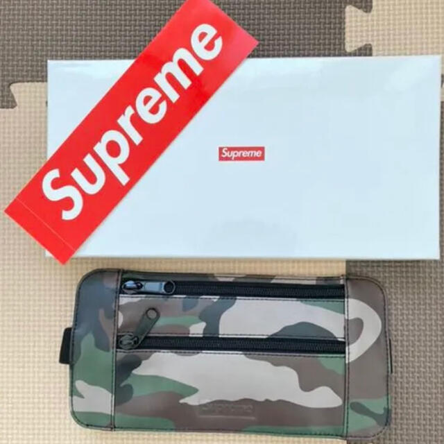 新品未使用 Supreme レザー ウエスト ショルダー ポーチ