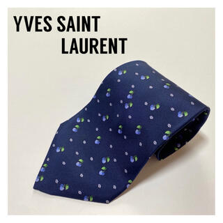 サンローラン(Saint Laurent)の極美品✨YVES SAINT LAURENT  ネクタイ　花柄(ネクタイ)