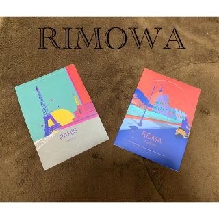 リモワ(RIMOWA)の★リモワRIMOWAのステッカー2枚★パリParis ローマRoma★(旅行用品)