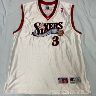 チャンピオン(Champion)のNBA 76ers Allen Iverson jersey(バスケットボール)