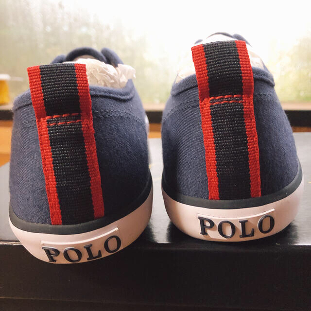 POLO RALPH LAUREN(ポロラルフローレン)のPOLO ralph lauren スニーカー　ネイビー　23.5 レディースの靴/シューズ(スニーカー)の商品写真