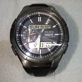 カシオ(CASIO)のカシオ WAVE CEPTOR WVA-M650-1AJF 電波ソーラー(腕時計(アナログ))