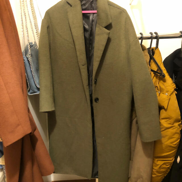 ZARA(ザラ)のカーキコート レディースのジャケット/アウター(ロングコート)の商品写真