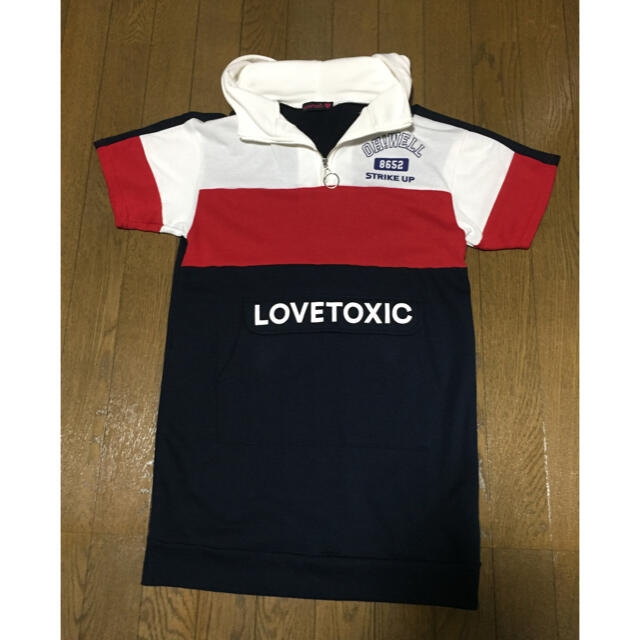 lovetoxic(ラブトキシック)のラブトキシック    Sサイズ    半袖Tシャツ キッズ/ベビー/マタニティのキッズ服女の子用(90cm~)(Tシャツ/カットソー)の商品写真