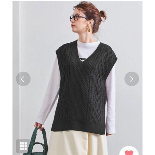 ☆えむし様専用☆UNITED ARROWS ケーブルVネックベスト | gellonautos.cl