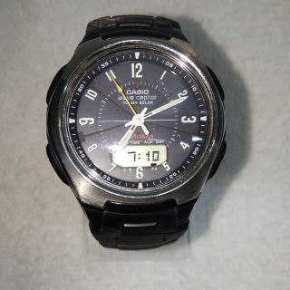 カシオ(CASIO)のカシオ WAVE CEPTOR WVA-430J 電波ソーラー(腕時計(アナログ))