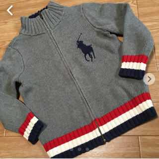 ポロラルフローレン(POLO RALPH LAUREN)のラルフローレン　ビックポロ　フルジップ　コットンニット(ジャケット/上着)