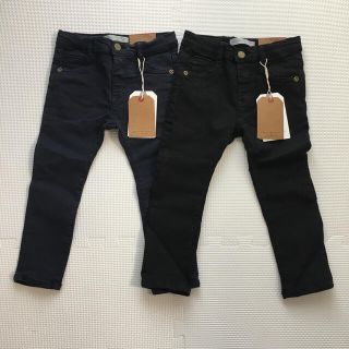 ザラキッズ(ZARA KIDS)の【タグ付き新品】zara baby boy スキニーパンツ 92cm 2枚セット(パンツ/スパッツ)