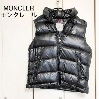 モンクレール(MONCLER)のモンクレール　MONCLER ダウンベスト　黒　ブラック(ダウンベスト)