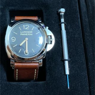 パネライ(PANERAI)のパネライ PAM00372 N番ルミノール1950 ブラック　47mm(腕時計(アナログ))