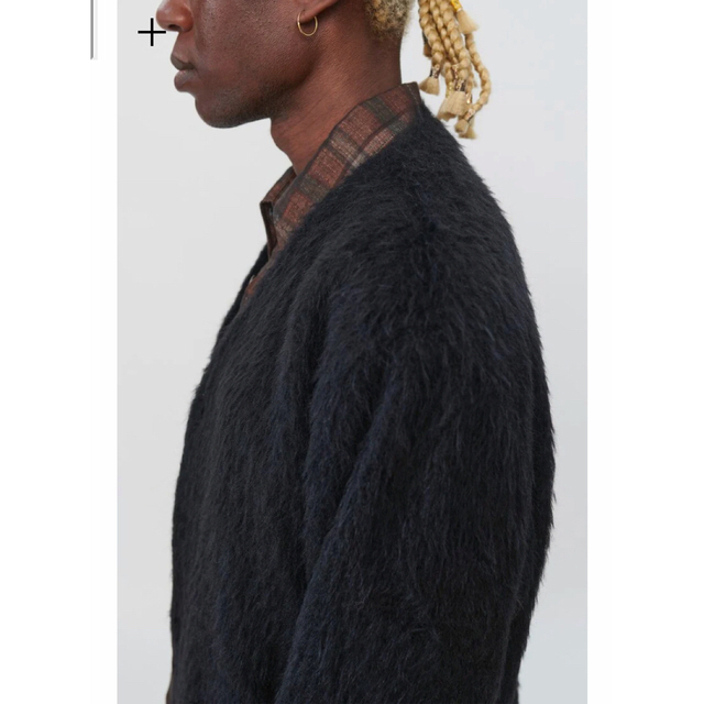 Jil Sander(ジルサンダー)のour legacy cardigan black mohair サイズ44 メンズのトップス(カーディガン)の商品写真