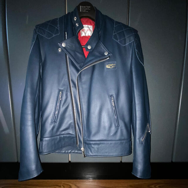 美品 Lewis ルイスレザー スーパーモンザ ネイビー 34 - Leathers