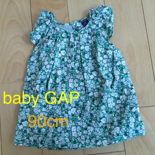 ベビーギャップ(babyGAP)のbaby GAP 肩フリル トップス(Tシャツ/カットソー)