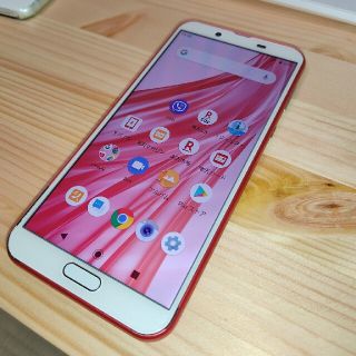 アクオス(AQUOS)のAQUOS sense2 SH-M08 カーディナルレッド(スマートフォン本体)