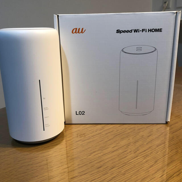 au(エーユー)のau Speed Wi-Fi HOME L02 ホームルーター スマホ/家電/カメラのPC/タブレット(PC周辺機器)の商品写真