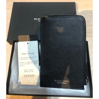 ブラックレーベルクレストブリッジ(BLACK LABEL CRESTBRIDGE)の新品　ブラックレーベルクレストブリッジ　レザー　ミニ財布(長財布)