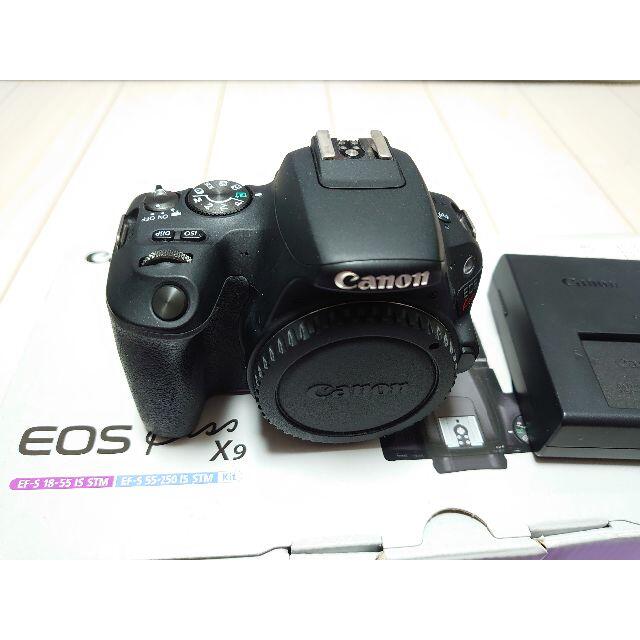 Canon EOS KISS X9 Wズームキット SDｶｰﾄﾞ&ｽﾄﾛﾎﾞ付