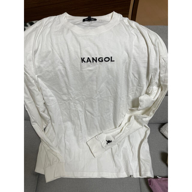 KANGOL(カンゴール)のKANGOL白のロンT メンズのトップス(Tシャツ/カットソー(七分/長袖))の商品写真