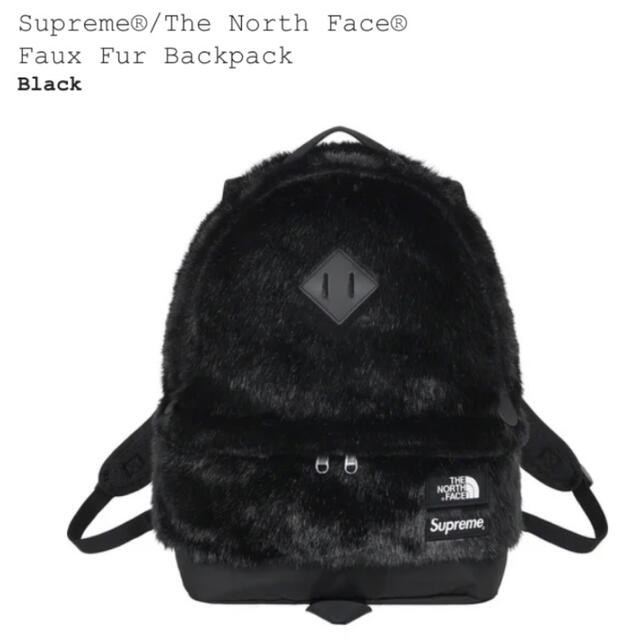 Supreme The North Face Fur Backpack 黒新品未使用色