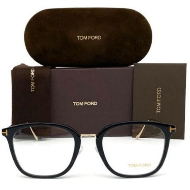 TOM FORD(トムフォード)のTom Ford アイウエア  ブラック/ゴールド TF5570-K 001 メンズのファッション小物(サングラス/メガネ)の商品写真