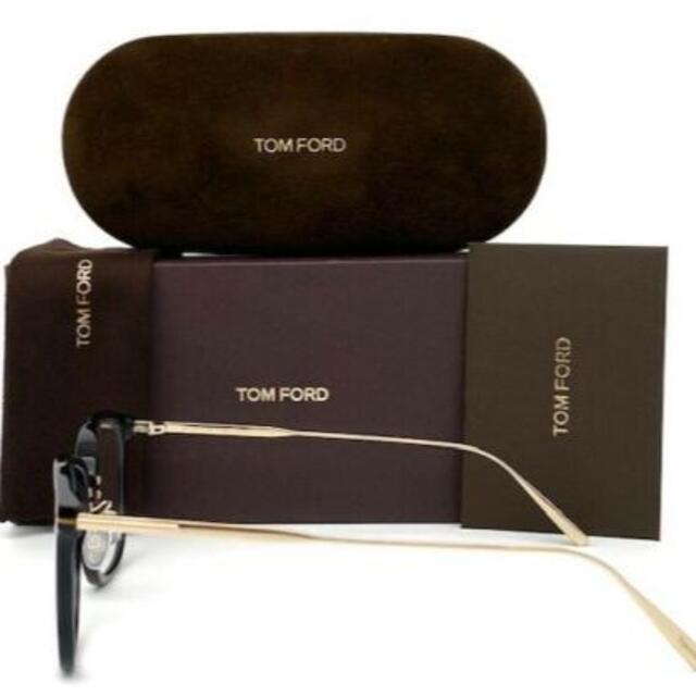 TOM FORD(トムフォード)のTom Ford アイウエア  ブラック/ゴールド TF5570-K 001 メンズのファッション小物(サングラス/メガネ)の商品写真