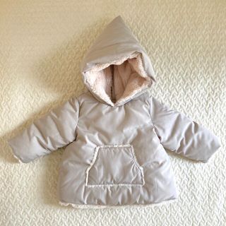 ザラキッズ(ZARA KIDS)のZARA Baby ザラベイビー　小人コート　ファー　ダウン アウター　70(ジャケット/コート)