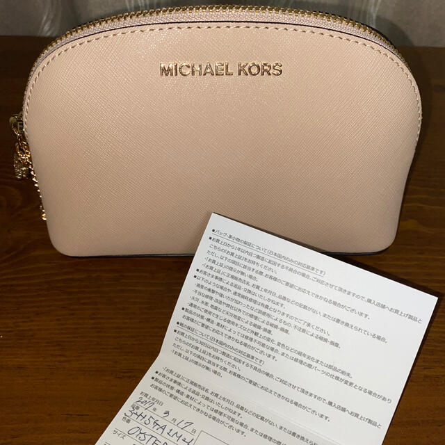 Michael Kors(マイケルコース)の未使用　マイケルコース   ポーチ　ピンク レディースのファッション小物(ポーチ)の商品写真