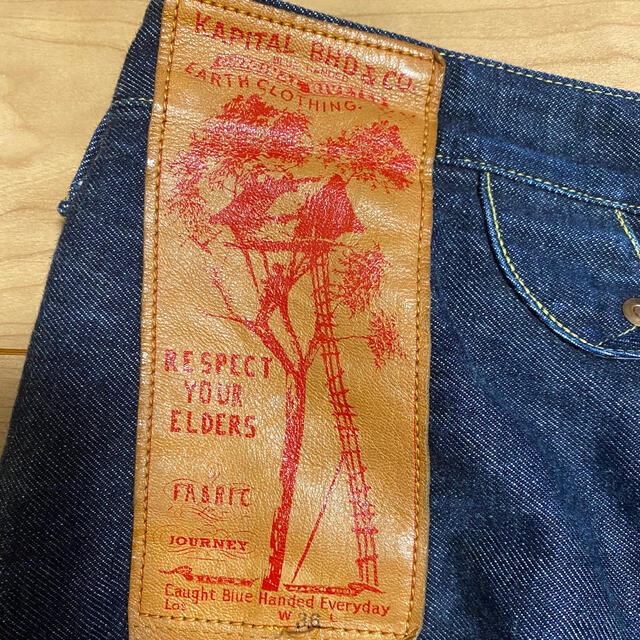 KAPITAL(キャピタル)のkaptal キャピタル　カヌーパンツ メンズのパンツ(デニム/ジーンズ)の商品写真