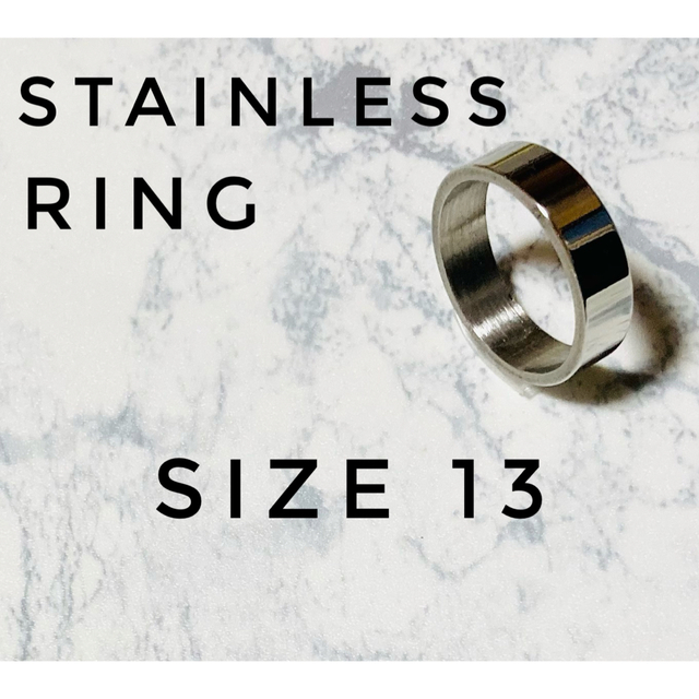 ステンレスリング 指輪 13号 レディースのアクセサリー(リング(指輪))の商品写真