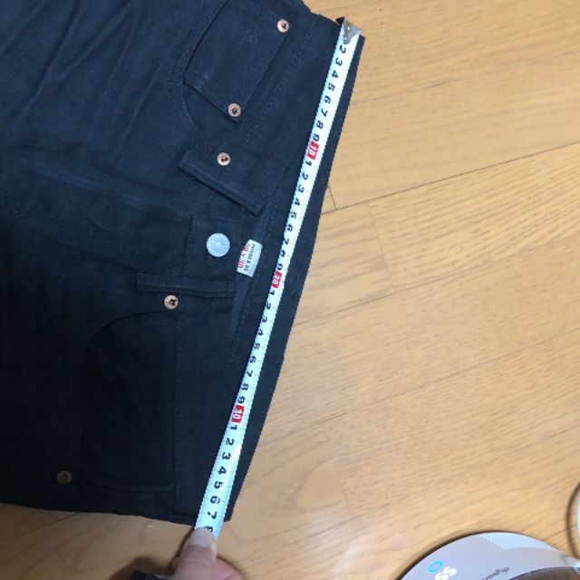 RRL(ダブルアールエル)のRRL スリムフィット ブラック セルビッジ ジーンズ W29xL30 メンズのパンツ(デニム/ジーンズ)の商品写真