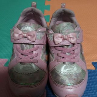 スーパースター(SUPERSTAR)のスーパースター　ムーンスター　ピンク　スニーカー 靴　19.5cm　女の子(スニーカー)