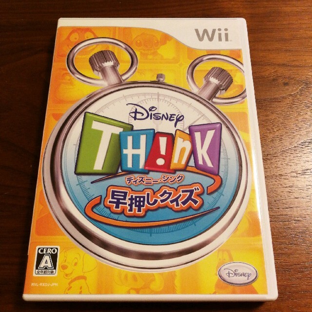 Disney(ディズニー)のディズニー・シンク 早押しクイズ Wii エンタメ/ホビーのゲームソフト/ゲーム機本体(家庭用ゲームソフト)の商品写真