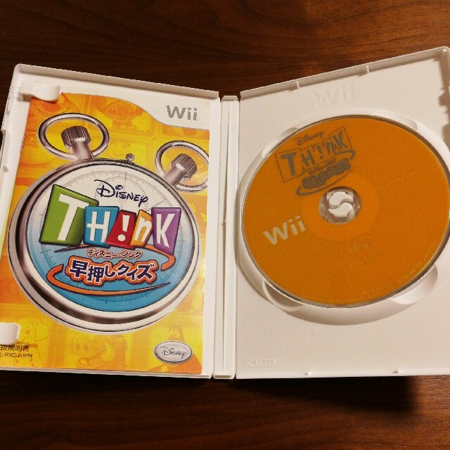 Disney(ディズニー)のディズニー・シンク 早押しクイズ Wii エンタメ/ホビーのゲームソフト/ゲーム機本体(家庭用ゲームソフト)の商品写真