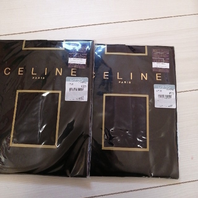 celine(セリーヌ)のCELINE 60デニール　タイツ　2色セット レディースのレッグウェア(タイツ/ストッキング)の商品写真