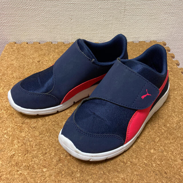 PUMA プーマ キッズスニーカーマジックテープ19cm 美品 | フリマアプリ ラクマ