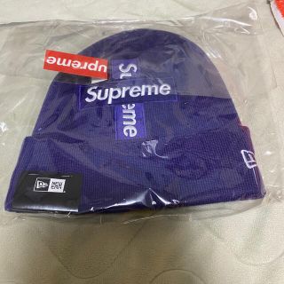 シュプリーム(Supreme)のNew Era® Cross Box Logo Beanie クロスボックスロゴ(ニット帽/ビーニー)